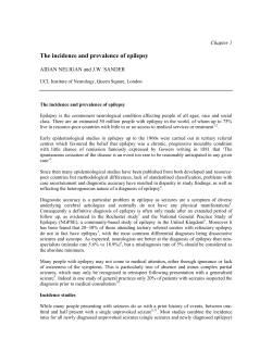 Chapter 1 - Epilepsy Society