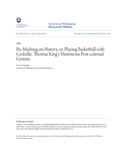 Re-Marking on History, or, Playing Basketball