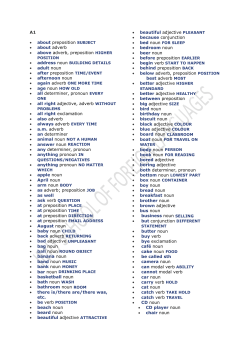 A1 &bull; about preposition SUBJECT A1 &bull; about adverb A1 &bull; above