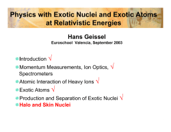 Discovery of Halo Nuclei