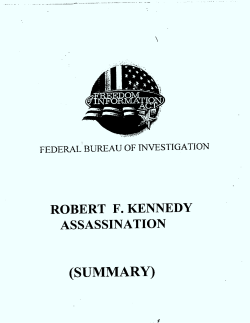 Robert F Kennedy (Assassination) Part 1 of 3