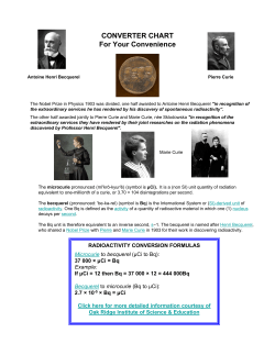 CONVERTER CHART For Your Convenience