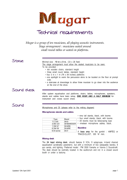 Technical requirements