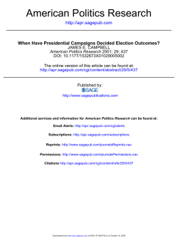 American Politics Research