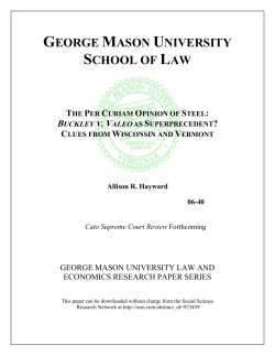 1 - Antonin Scalia Law School