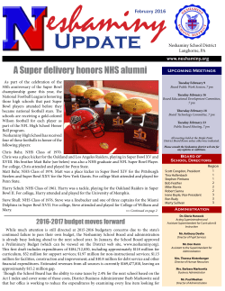 February 2016 - Neshaminy School District