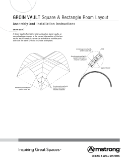 How to Create a Groin Vault Installation Guide