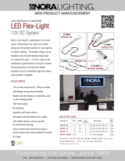 LED Flex-Light - Nora Lighting
