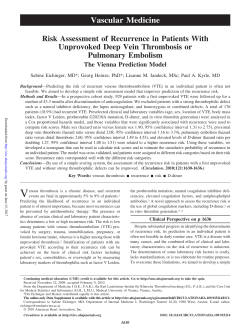 Sabine Eichinger, Georg Heinze, Lisanne M. Jandeck