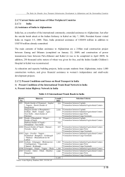 2.1.7 Current Status and Issues of Other Peripheral Countries 2.1