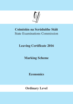 2016 Marking Scheme - State Examination Commission