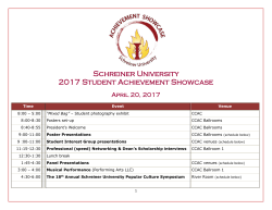 2017 Student Achievement Showcase Program