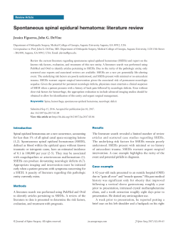 - Journal of Spine Surgery