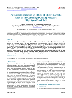 Numerical Simulation on Effects of Electromagnetic Force on the