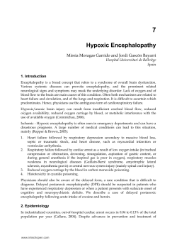Hypoxic Encephalopathy