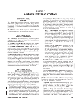 gaseous hydrogen systems - International Code Council