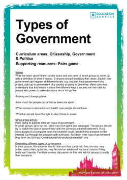 Types of Government