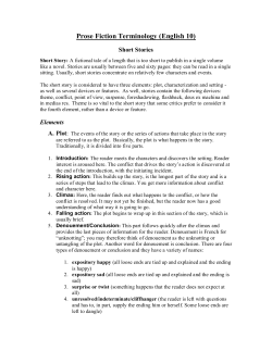 prose-fiction-terminology-grade-10