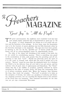 Preachers Magazine Volume 16 Number 12