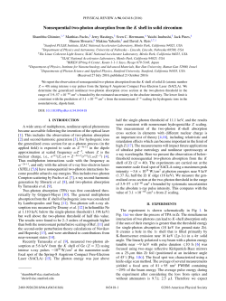 Nonsequential two-photon absorption from the K shell in solid