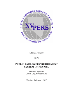 PERS` Official Policies