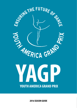april 28, 2016 - Youth America Grand Prix