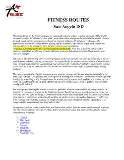 fitness routes - San Angelo ISD