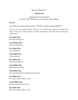 Script Excerpt - The Wheel Theatre Company