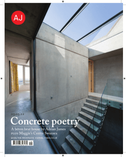 Concrete poetry - Adrian James Architects