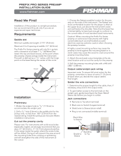 Prefix Pro Install Guide