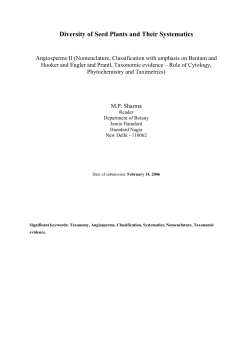 Angiosperms II - Formatted