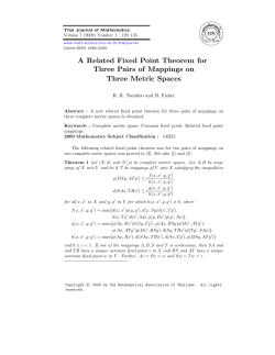 A Related Fixed Point Theorem for Three Pairs of Mappings on