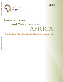 Forests, Trees, and Woodlands in Africa
