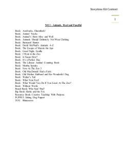 Storytime Kit Content