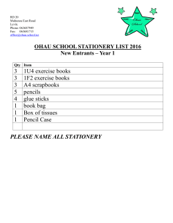 3 1U4 exercise books 3 1F2 exercise books 3 A4 scrapbooks 5