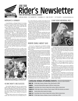 june 2008 - Carolina Honda