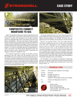 FRP Single-Span Pedestrian Truss Bridge