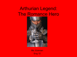 Arthurian Legend: The Romance Hero - Eckman