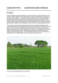 character type 2 elevated enclosed farmland