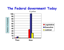 The Federal Government Today