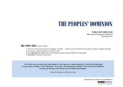 The Peoples` Dominion