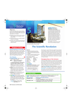 The Scientific Revolution