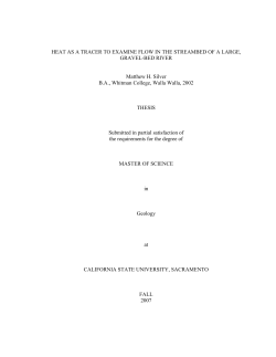 Matt Silver thesis heat flow and hydraulic
