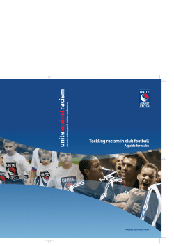 Tackling racism in club football - A guide for clubs