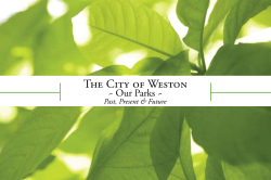 Our Parks - City of Weston