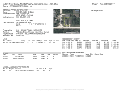 Property Record Cards - Indian River County Property Appraiser
