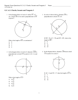 GCA2: Chords, Secants and Tangents 3