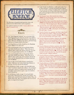 Errata - Szellemlovas