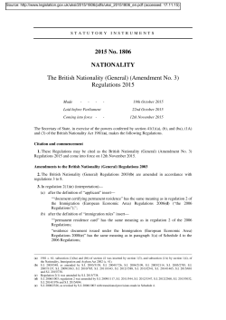 The British Nationality (General) (Amendment