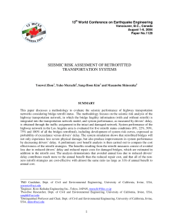 Seismic Risk Assesment of Retrofitted Transportation Systems